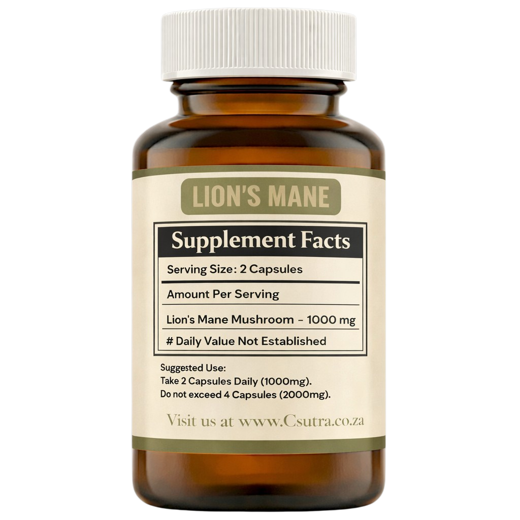 Csutra Lions mane supplement facts
