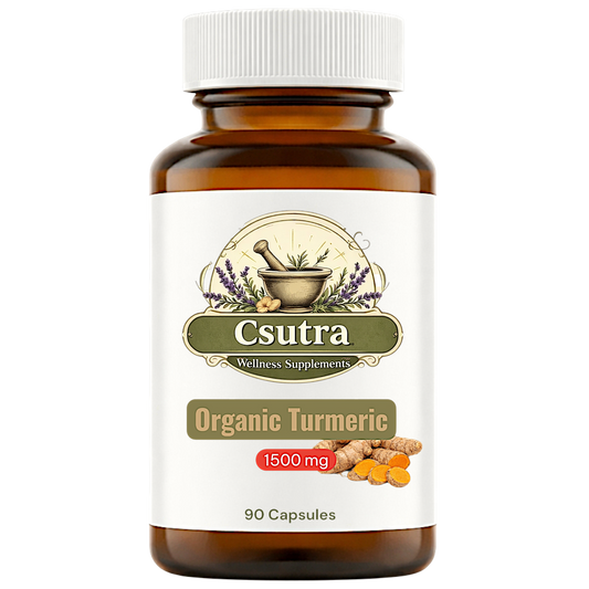 Organic Turmeric (1500mg) - 90/180 Capsules