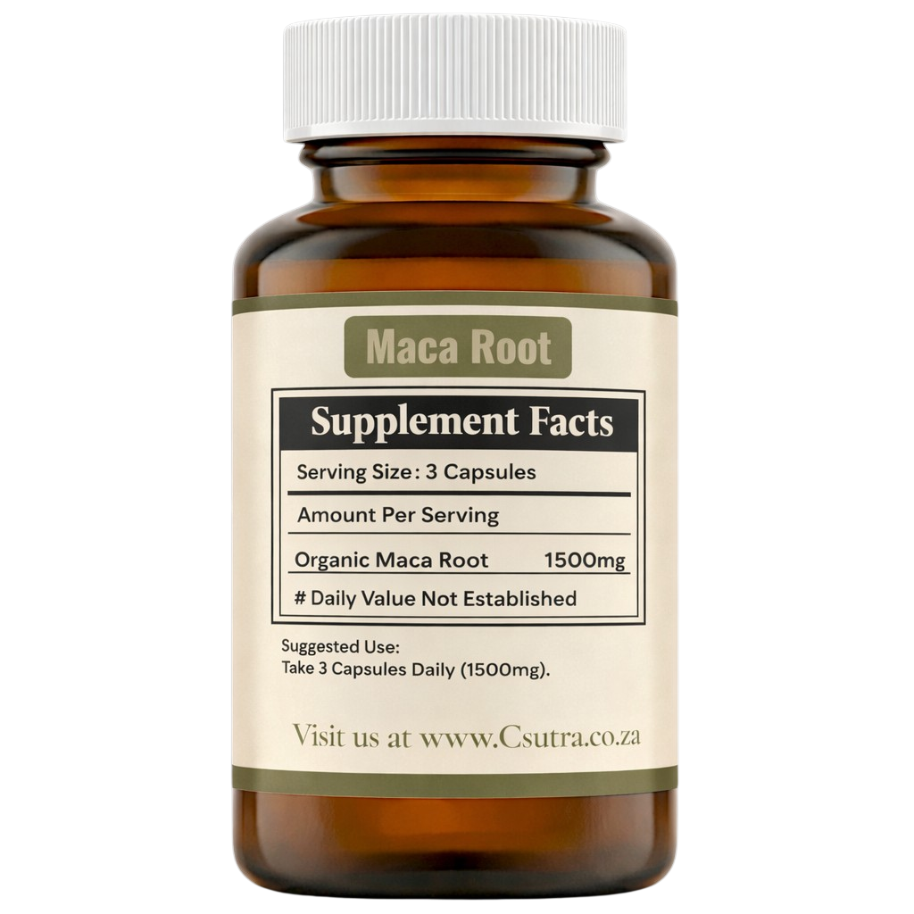Csutra Maca Root Supplement Facts