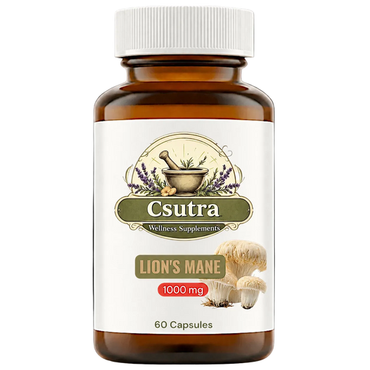Lion’s Mane Mushroom (1000mg) - 60/120 Capsules
